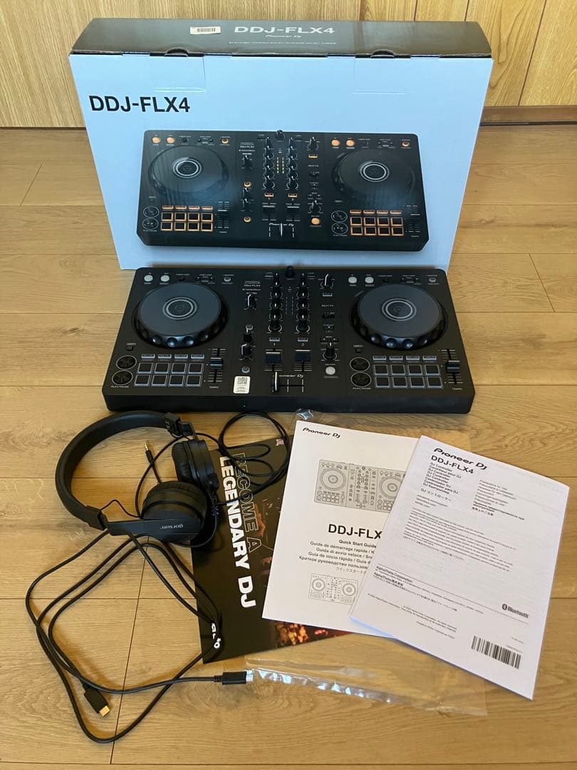 DDJ-FLX4/Pioneer+ヘッドホンセット箱説あり