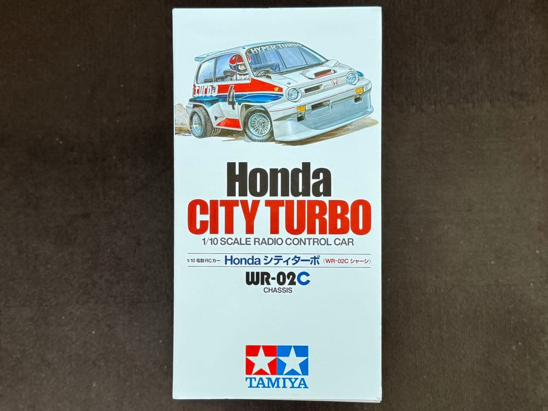 ユンボ 未組立品 タミヤ WR-02Cシャーシ Honda シティターボ