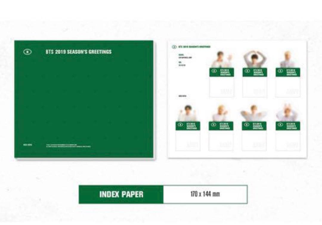 BTS 2018、2019 SEASON'S GREETINGS 3個セット