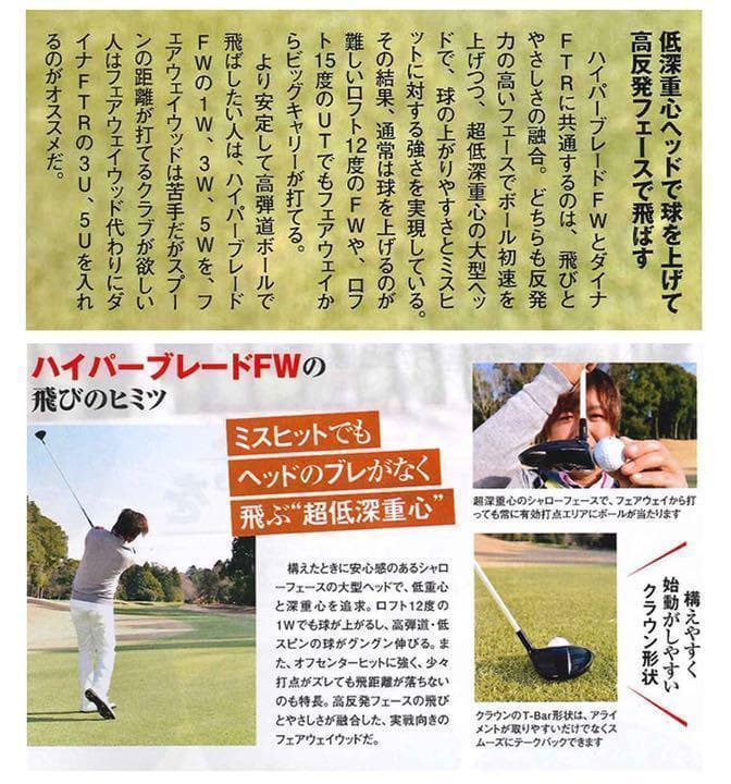 【ヘッド単体】激飛び高反発&1番FWのロング2オン兵器!★ ハイパーブレードFW