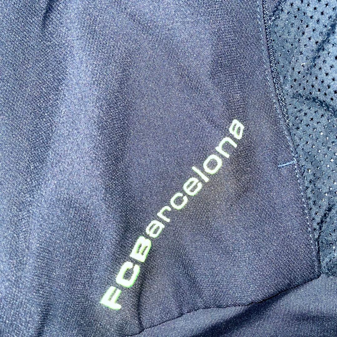 00s NIKE FC Barcelona ナイロンジャケット パンツ セット