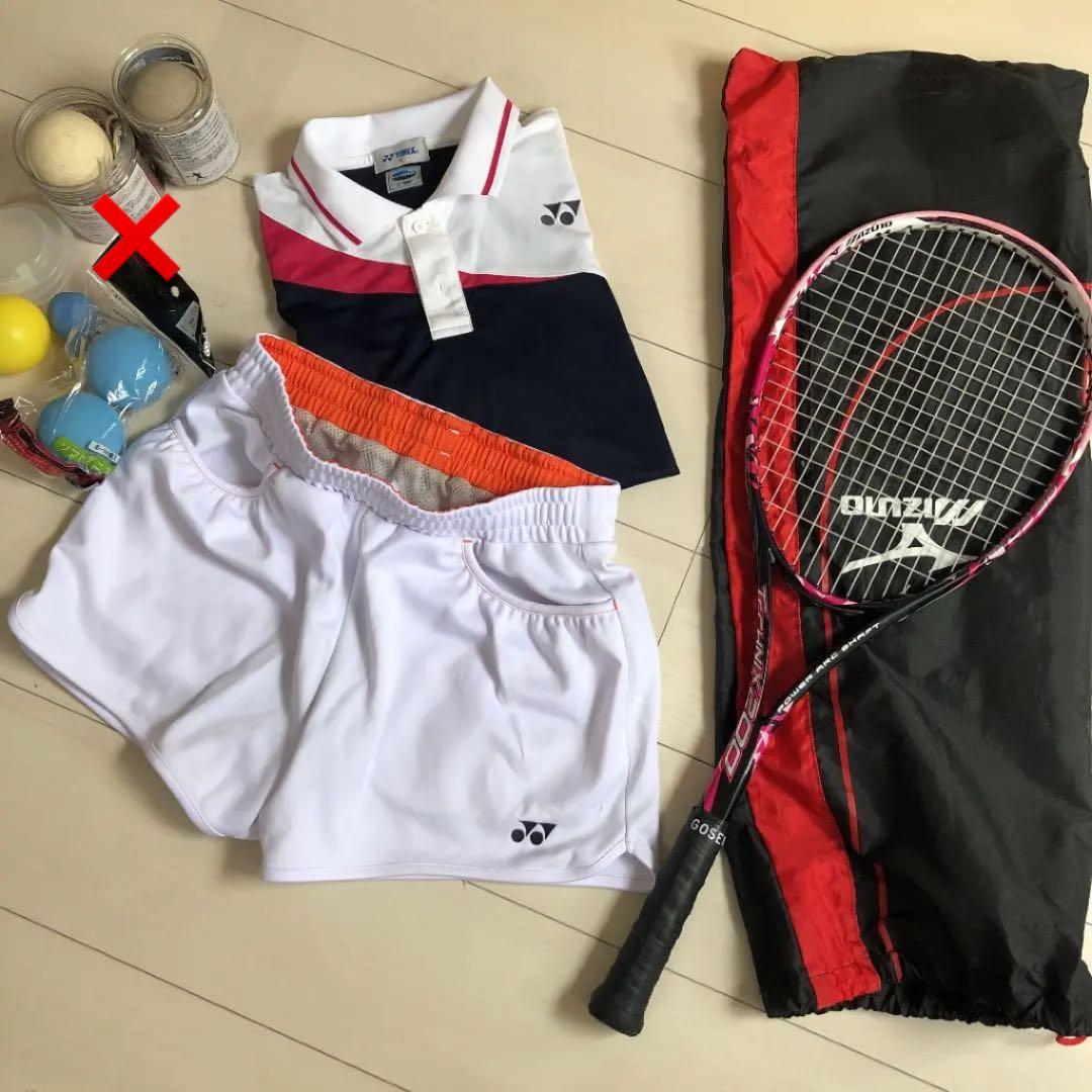 軟式テニスラケットユニフォーム中学ホームウエア