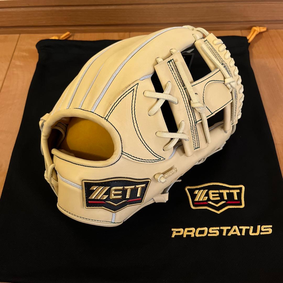 【ZETT】　限定品　プロステイタスSE最高級キップ　硬式グローブ　今宮モデル