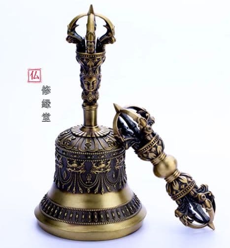 【修縁堂】真言宗 法器 五鈷金剛鈴 金剛杵 寺院用仏具