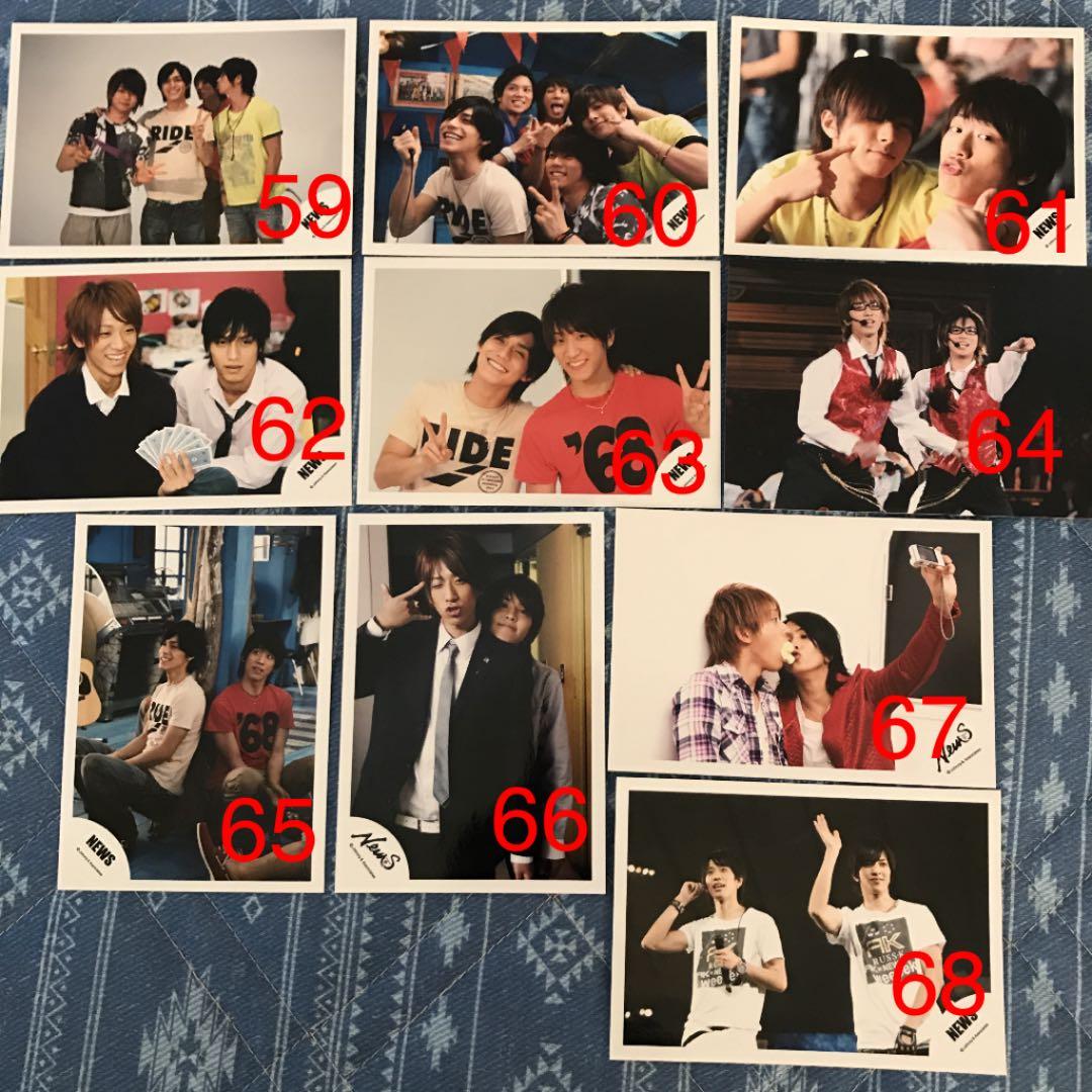 NEWS 公式写真 小山慶一郎 錦戸亮 山下智久 増田貴久 手越祐也 加藤成亮