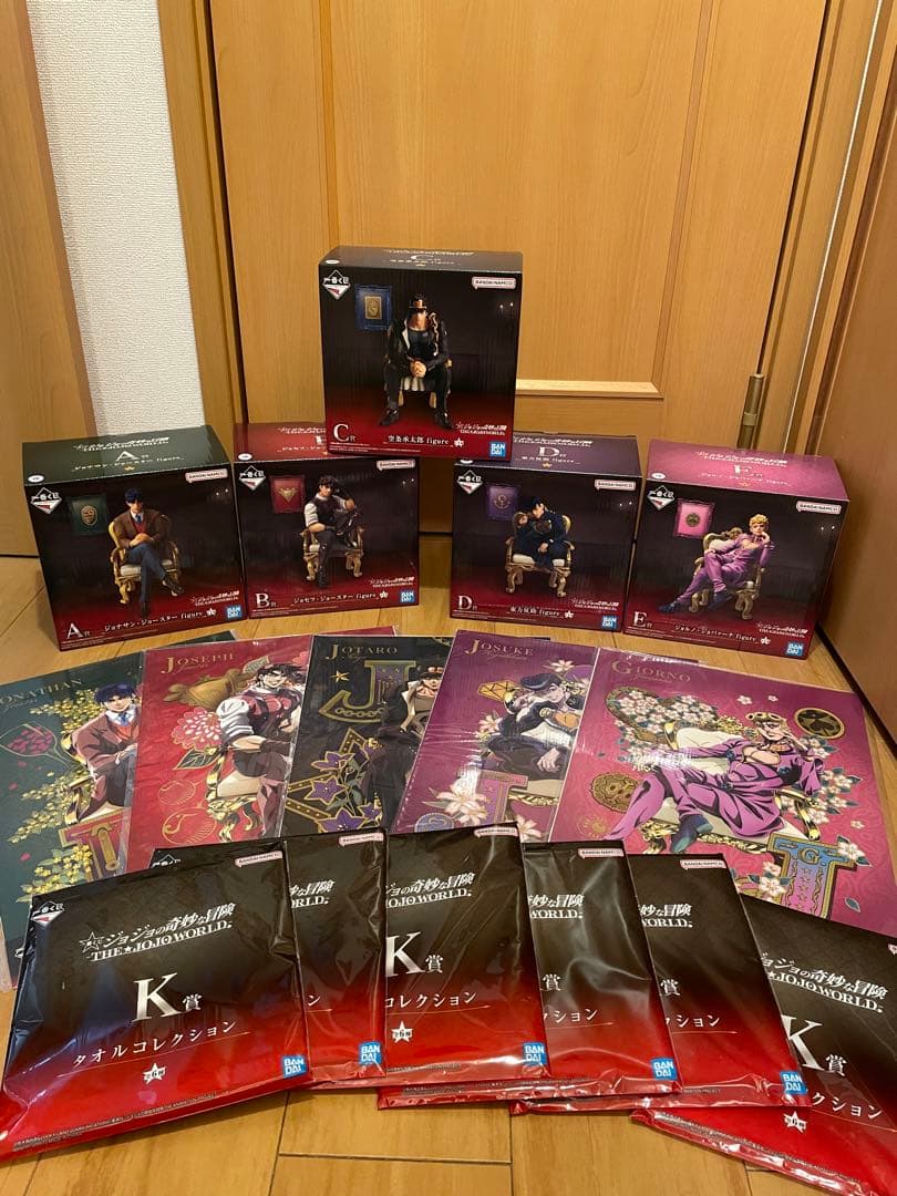 一番くじ ジョジョの奇妙な冒険　ジョジョワールド フィギュア 5種　ポスター
