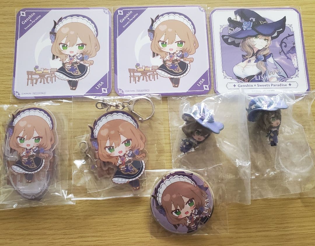 原神　リサ　8点セットまとめ売り