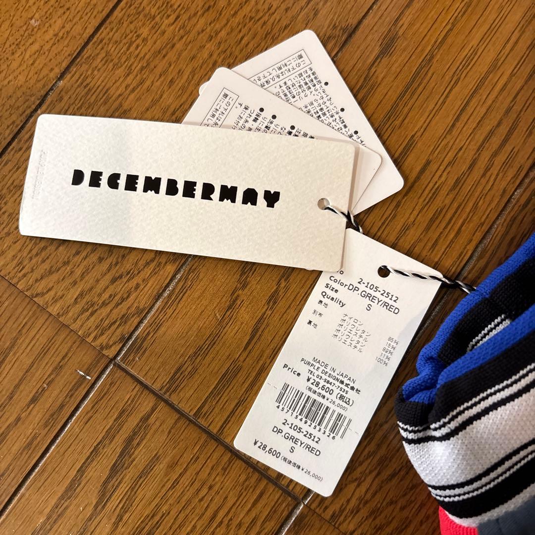 ディセンバーメイ ゴルフ スカート インナー付き 吸湿速乾 ストレッチバイカラー