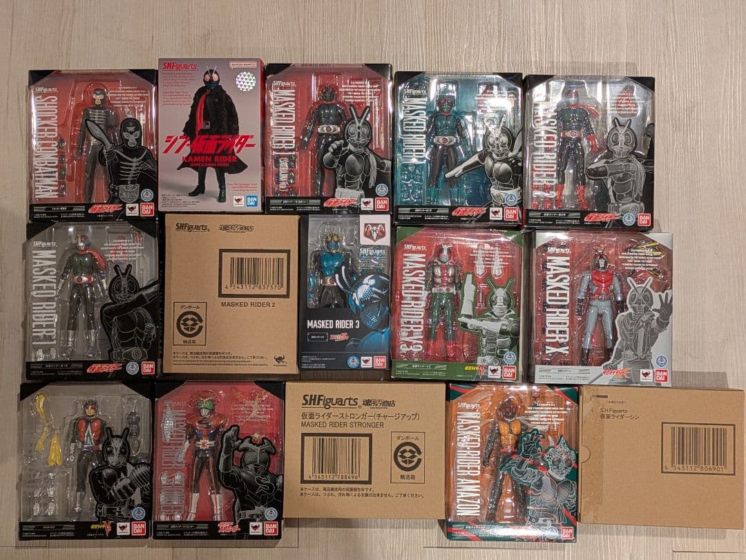 SHFiguarts 仮面ライダー フィギュア 150体武器エフェクト６種　新品