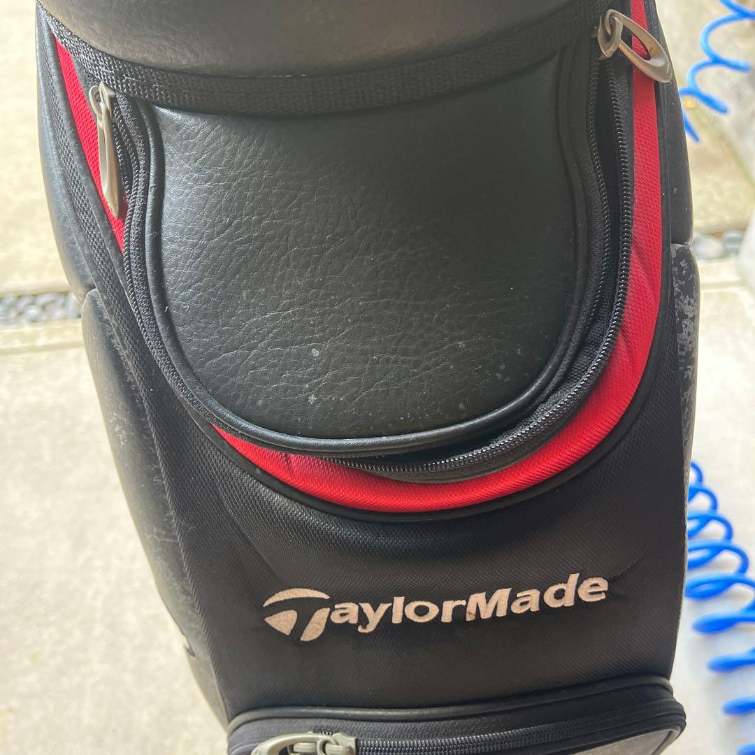 TaylorMade キャディバッグ 黒/赤