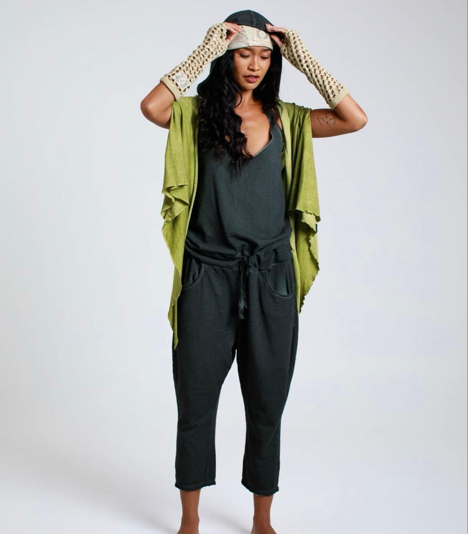 SALSATION★サルセーション V-Neck Jumpsuit -DG S