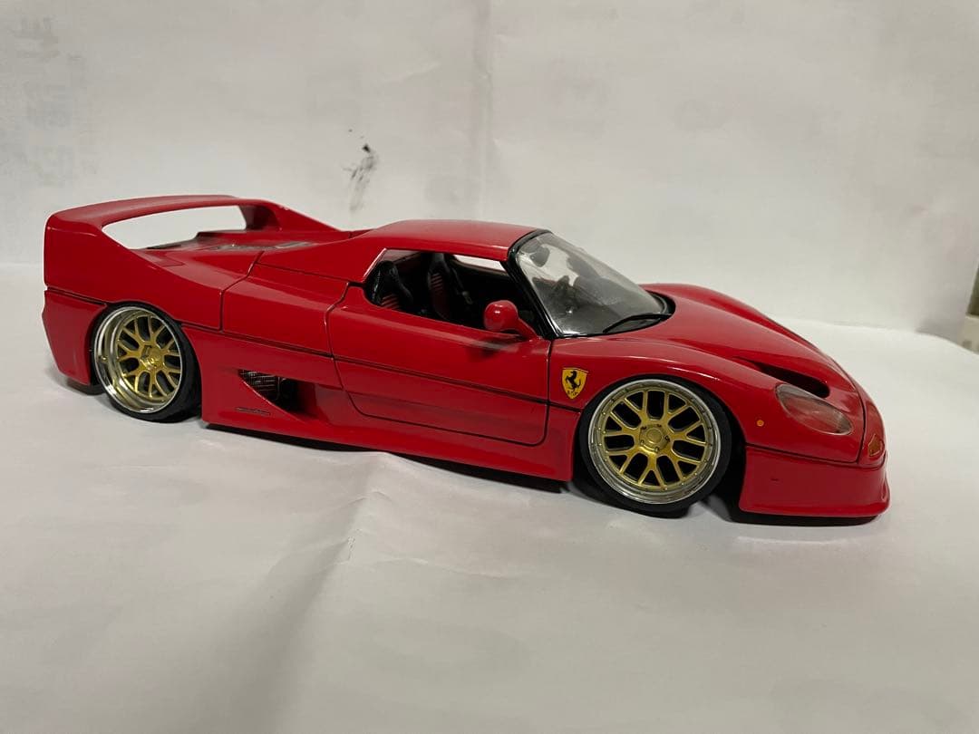 1/18 ブラーゴ　フェラーリF50 ホイール変更品