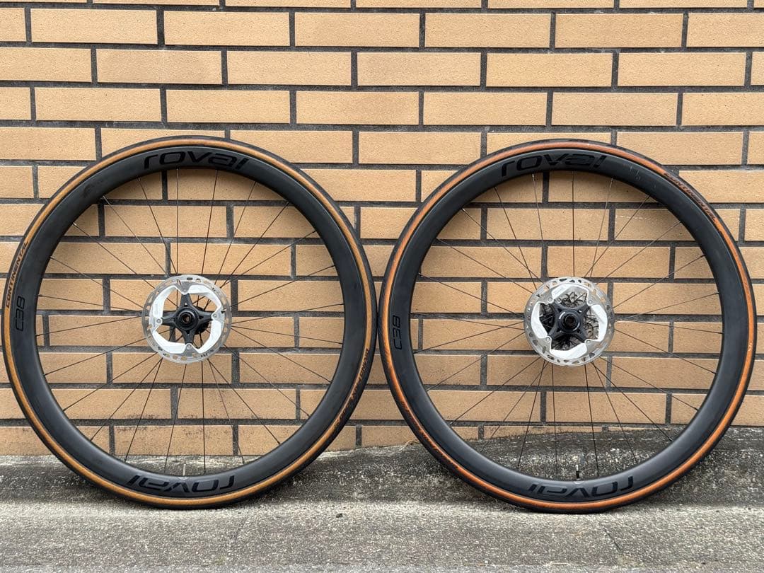 ロヴァール ROVAL C38 カーボン チューブレス ディスク ホイールセット