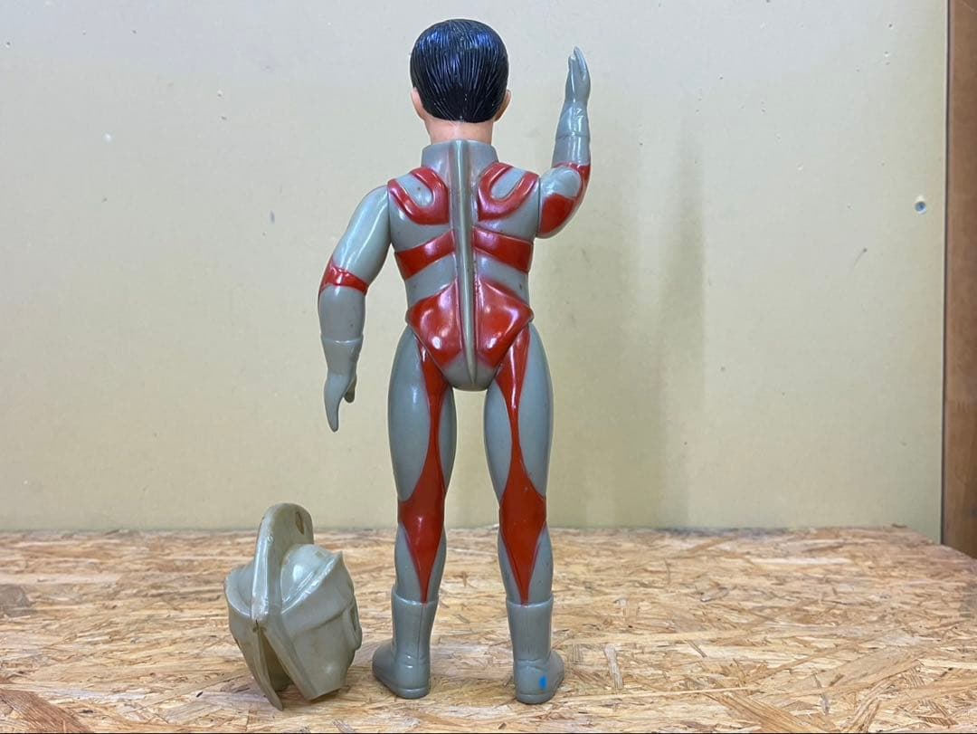 ★当時物 ブルマァクウルトラマンエース　面取れ　ソフビ
