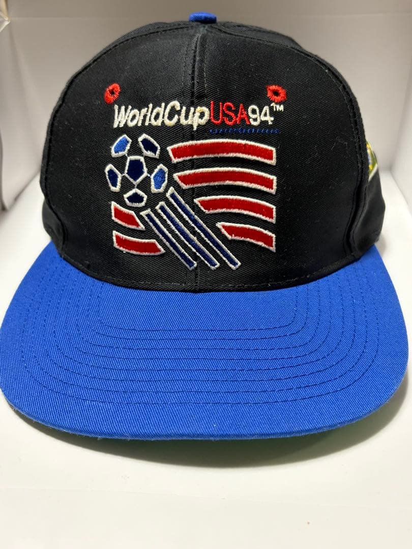 美品　1994 アメリカ　FIFAワールドカップロゴ入りスナップバックキャップ