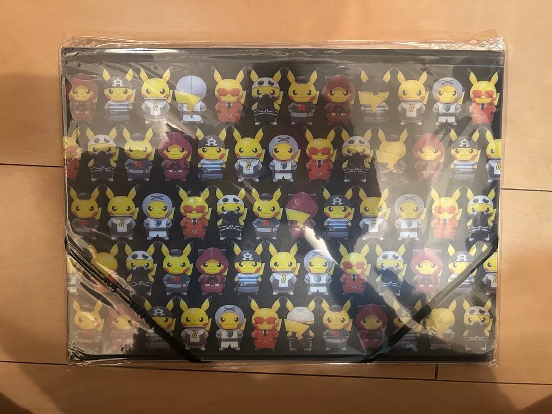 【未開封】団員ごっこピカチュウ ケース入りクリアファイルセット A4