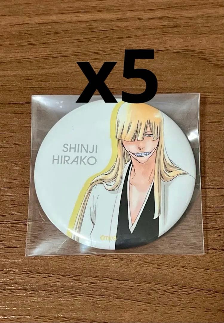 平子真子 BLEACH 生誕20周年記念原画展 BLEACH EX 缶バッジ