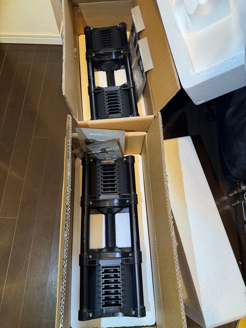 FLEXBELLオールブラック　ダンベル32kg 2kg刻み2個セット
