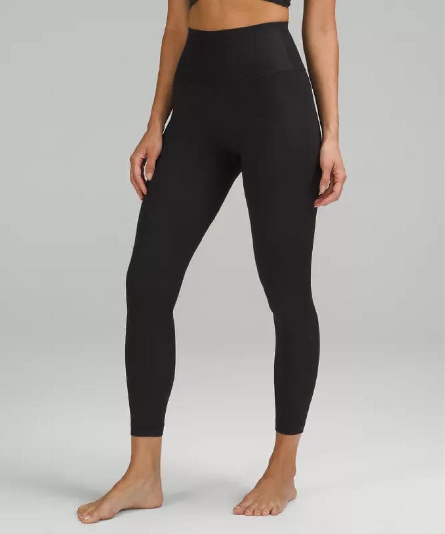 Lululemon ルルレモン アラインリブハイライズ24インチ XS 黒