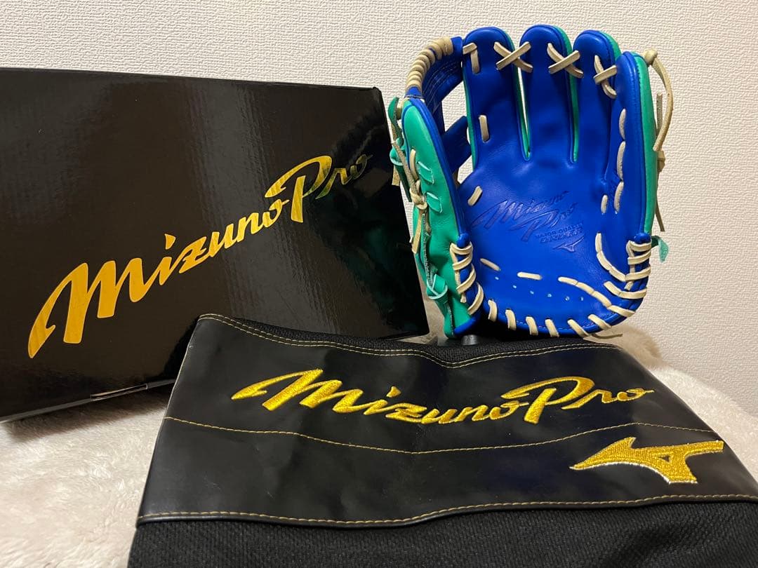 ❹【カスタムカラー】ミズノプロ　オーダー　軟式　内野手用　野球　グローブ