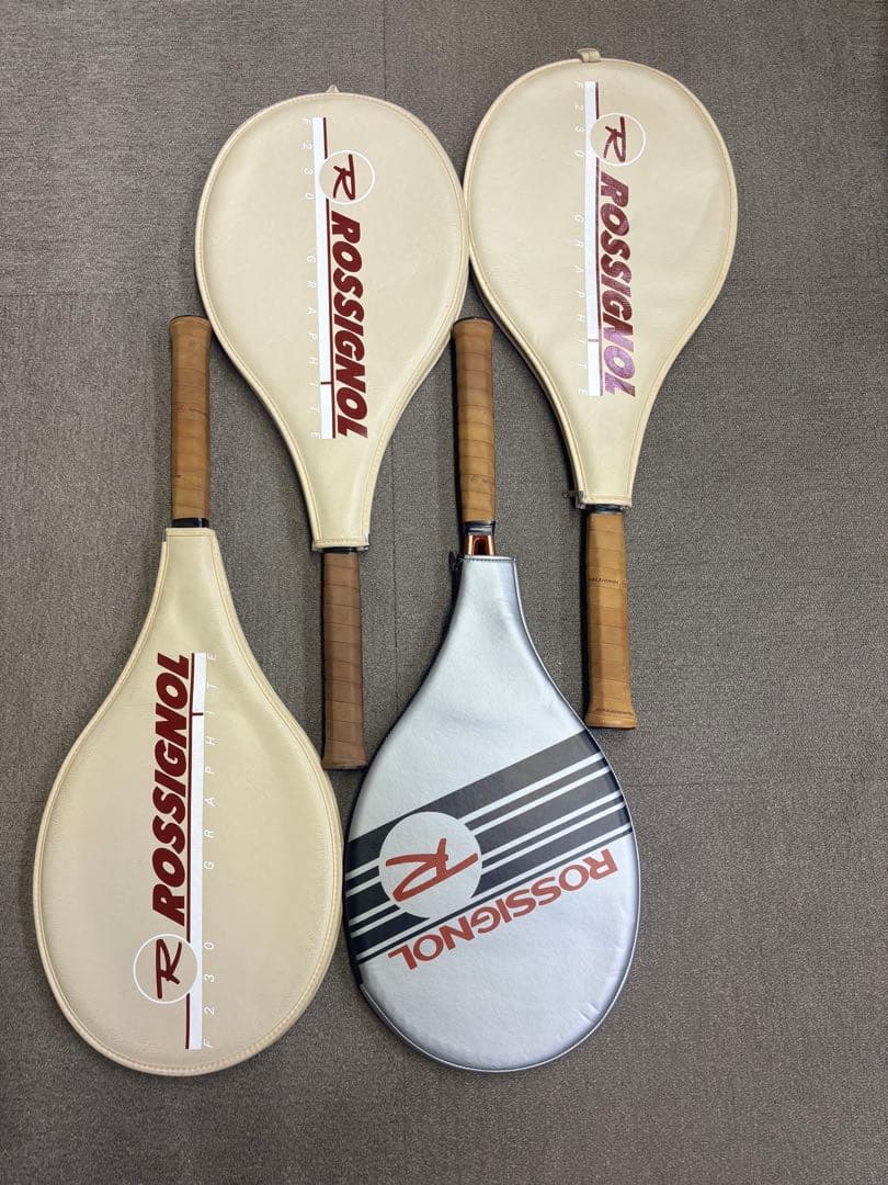 ROSSIGNOL テニスラケット 4本セット