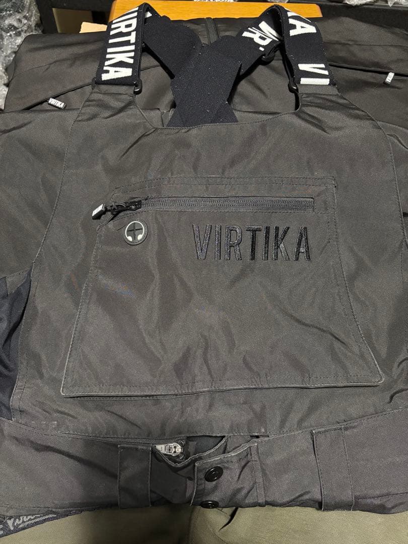 良品　virtika ジャケット　ビブパンツ　セット　M スキー