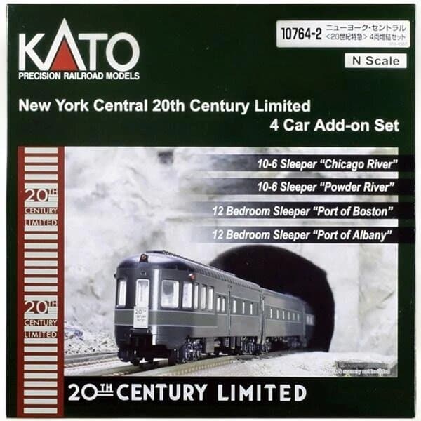 新品未使用KATO10764-2 ニューヨーク・セントラル 20世紀特急4両増結
