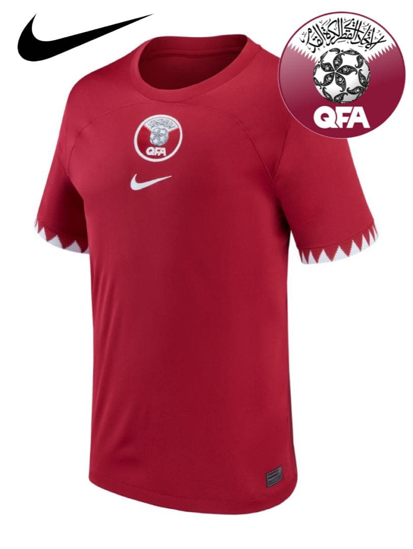 【超レア】Nike カタール代表　ユニフォーム　ナイキ　カタール　谷口彰悟