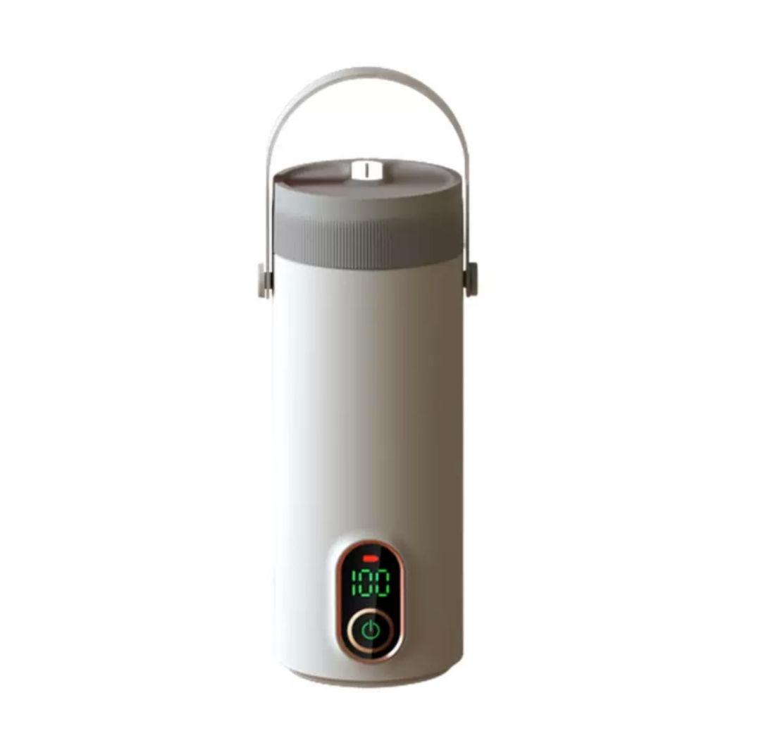電気ケトル ワイヤレスポータブル充電式沸騰水カップ 300W急速加熱
