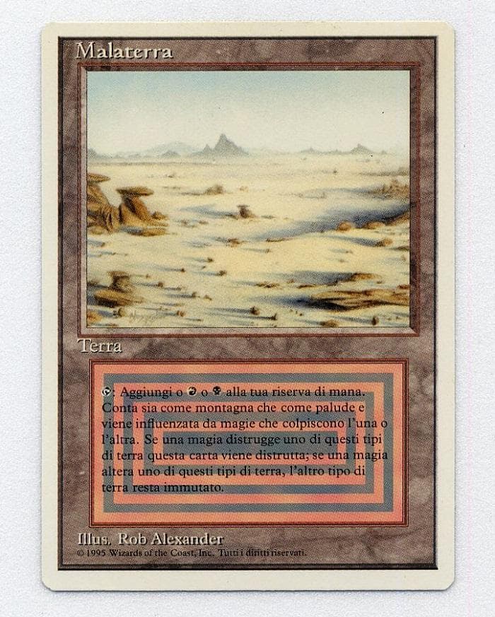 MTG Malaterra / Badlands【3ED】