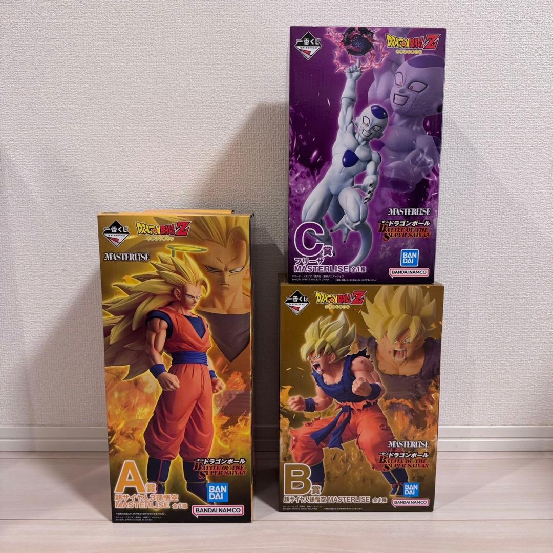 一番くじ　ドラゴンボール　A賞　B賞　C賞　フィギュア　3体　セット