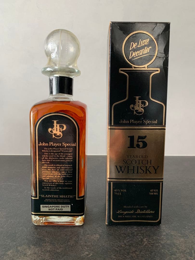 美品　未開栓　ジョン プレイヤー スペシャル 15年 750ml 元箱付き