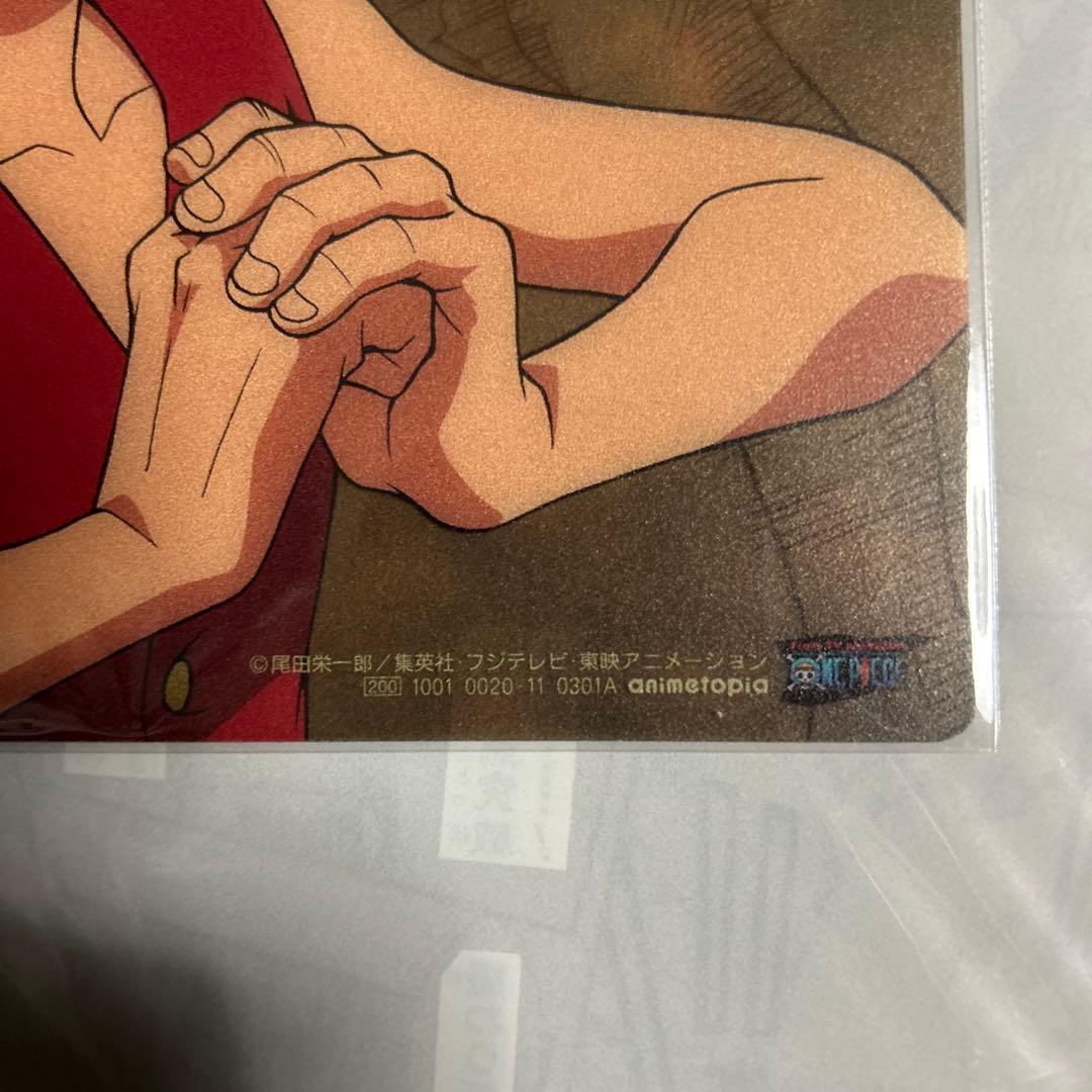 激レア　ONE PIECE 初期　レトロ クリアカード　ルフィ　ワンピース