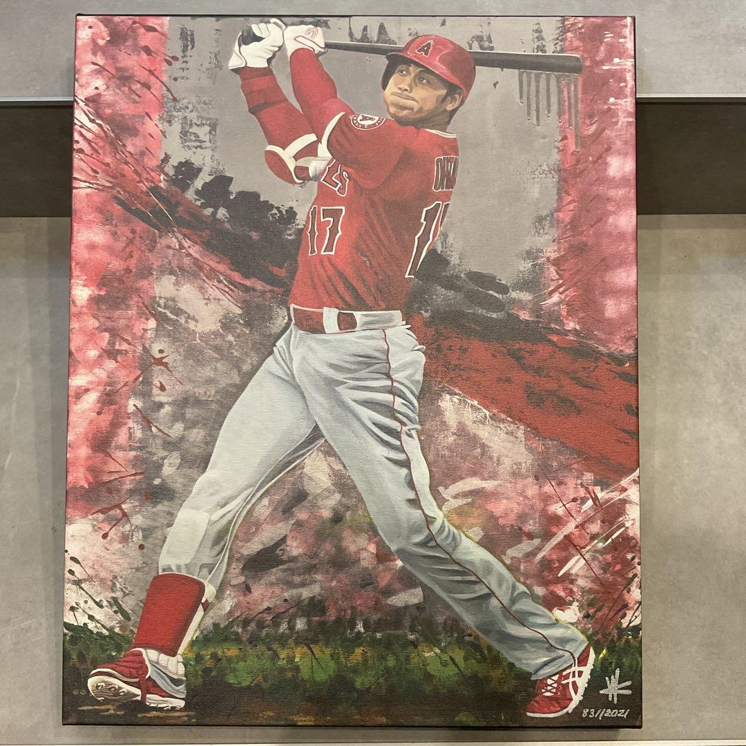 大谷翔平選手 MVP受賞記念 エンゼルス キャンバスアート