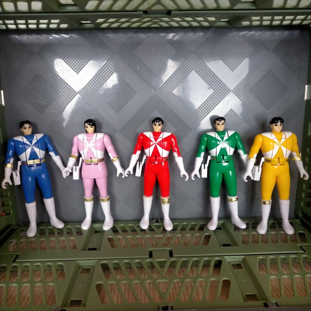 戦隊ヒーロー 変身アクションフィギュアセット(当時物)