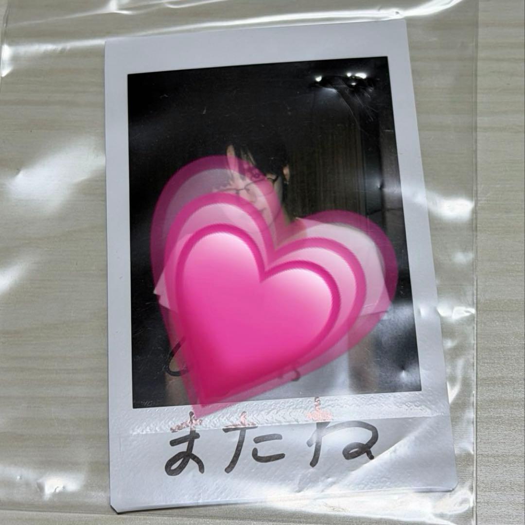 idntt テイン デビューショーケース サイン入りチェキ