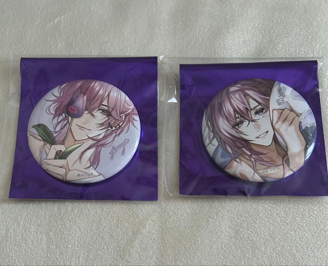 SympathyKiss 発売記念イラスト缶バッジ　多井中法　2点セット