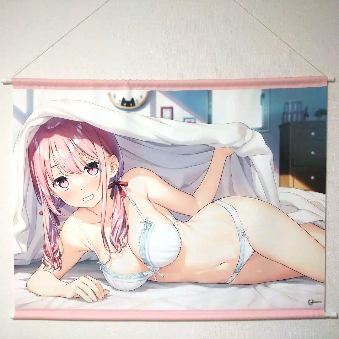 本日限定　カントク B1 くるみ Wスエードタペストリー こっちにおいでよ