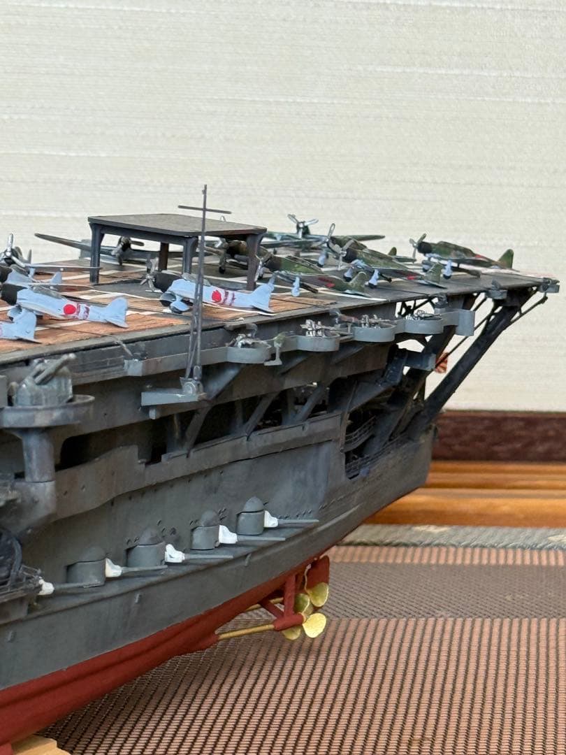 旧 日本海軍 航空母艦　加賀　1/350スケール完成品