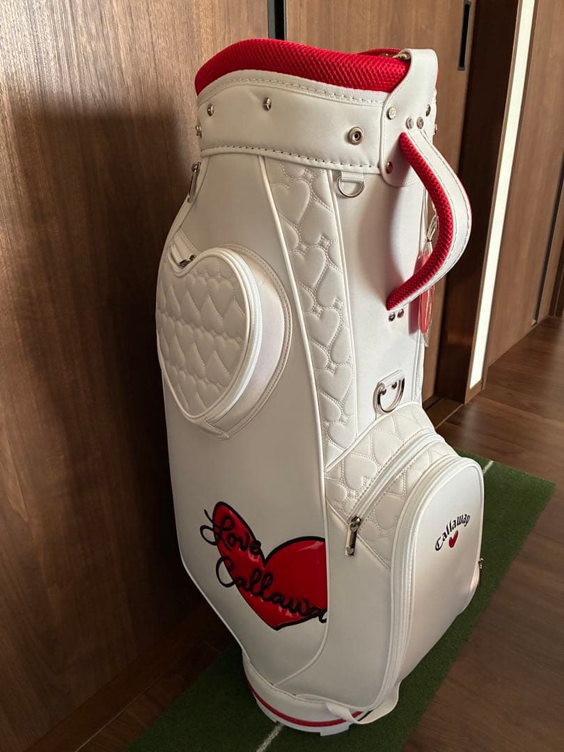 Callaway ゴルフバッグ ハートモチーフ　ヘッドカバー付き