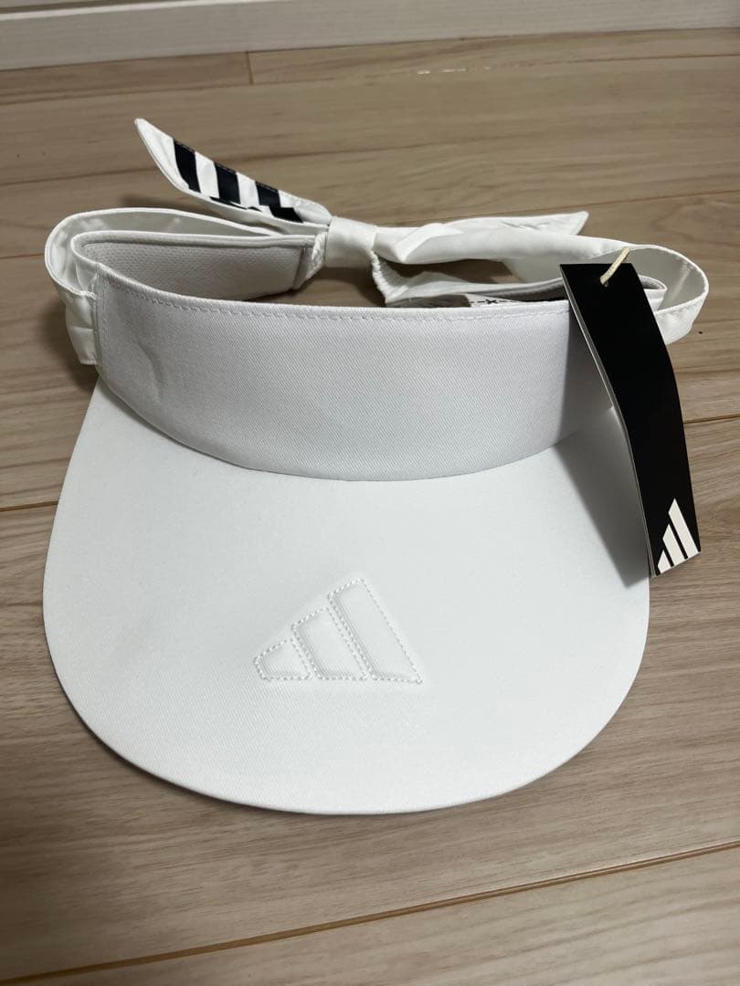 新品　アディダス　adidas ゴルフ　モックネック　ホワイト　M