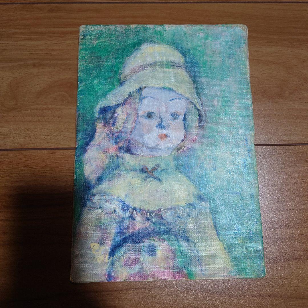 少女の油彩画