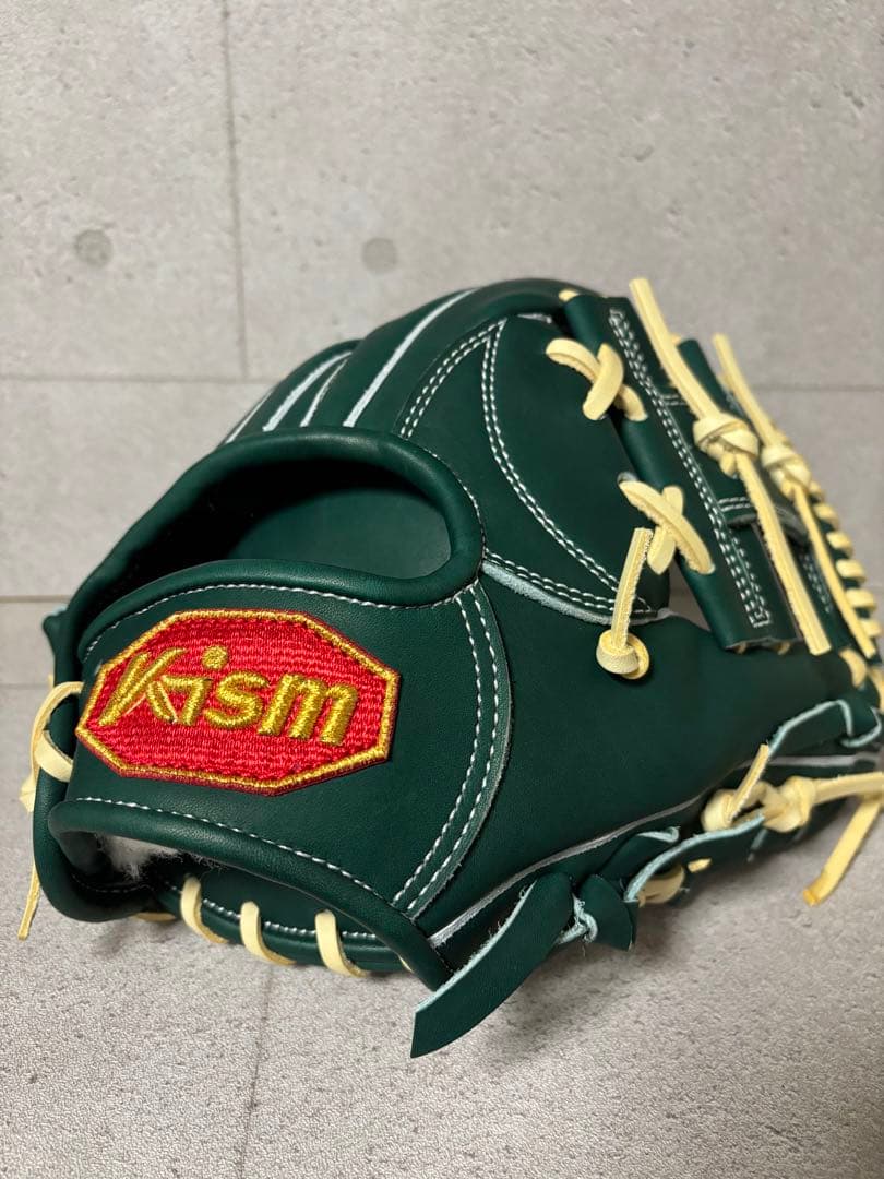 ケーイズムK201型 k-ism 訳あり傷ありオーダー別注品 硬式内野用 緑
