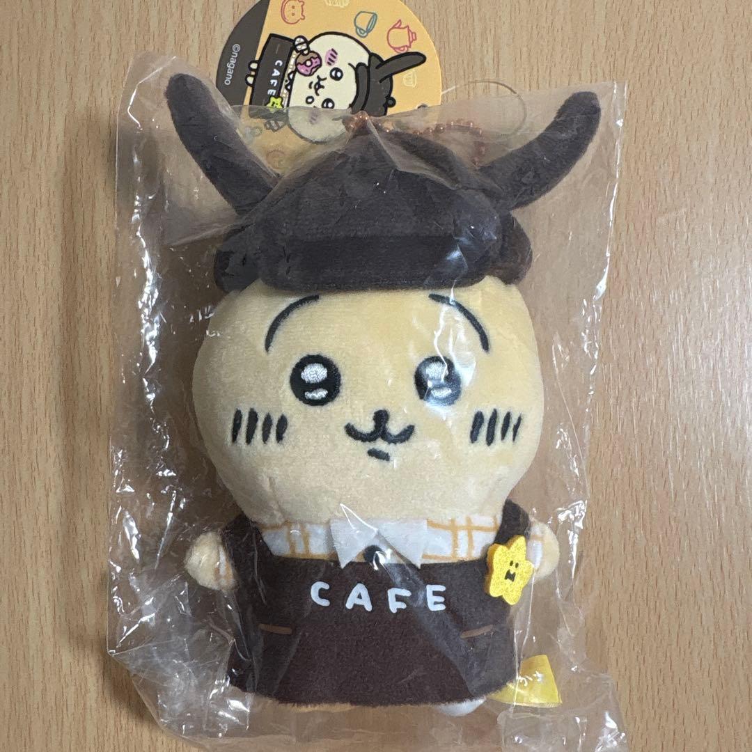 新品未開封 タグ付き ちいかわ カフェの店員さんマスコット うさぎ ぬいぐるみ
