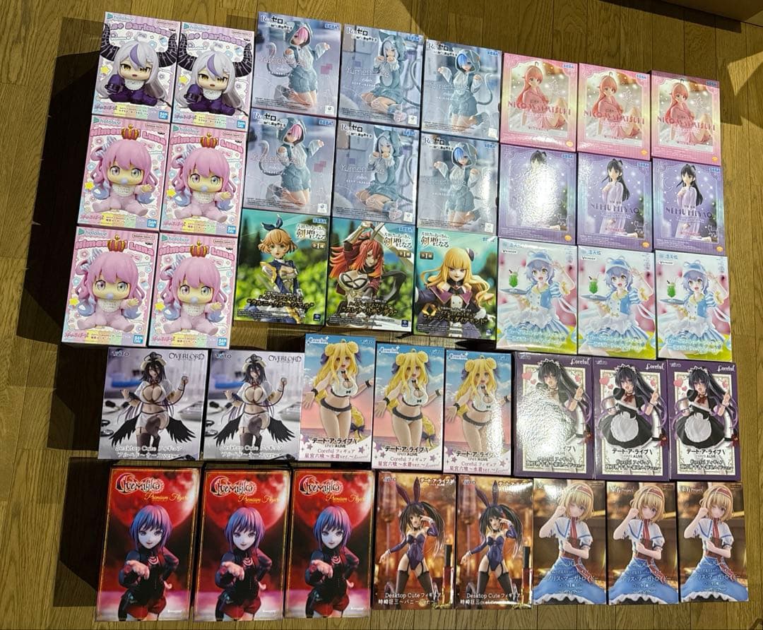 人気アニメ、美少女系　プライズフィギュア40点セット