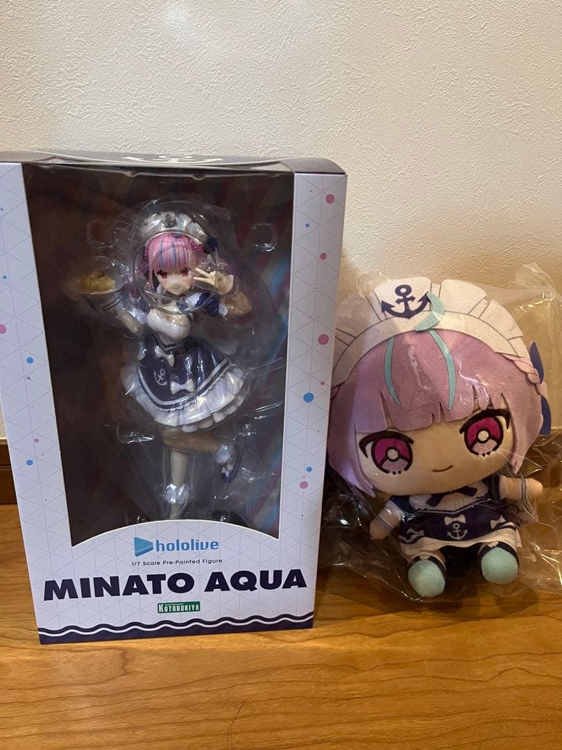 hololive湊あくあ　フィギュア ぬいぐるみセット