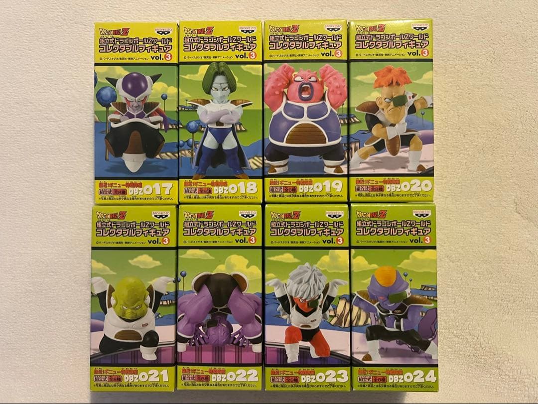 [未開封]ドラゴンボールZ WCF vol.3 接近!ギニュー特戦隊編 全8品