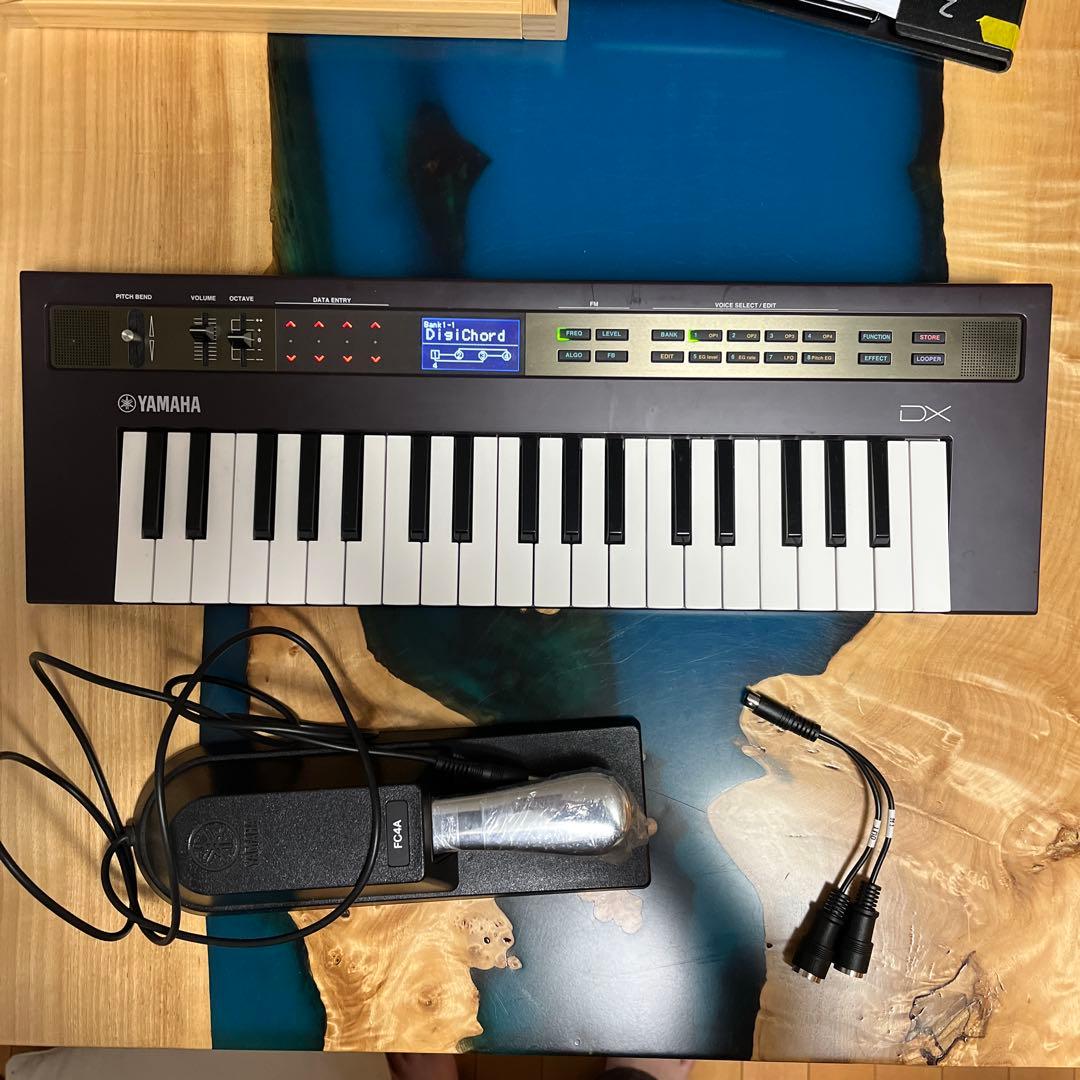 【美品・動作OK】YAMAHA reface DX 37鍵キーボードペダル付き