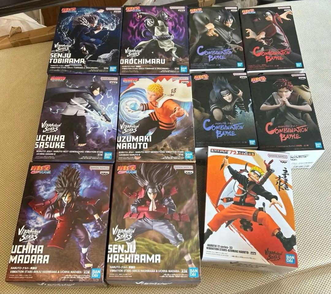 新品・未開封　NARUTO　プライズ　フィギュア　11点　まとめ売り