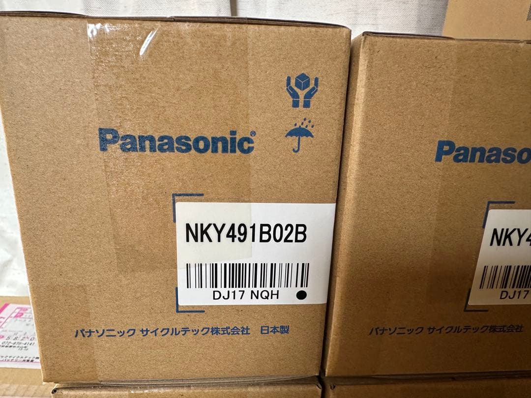 新品、未開封　6.6AHパナソニックバッテリーNKY491B02 黒